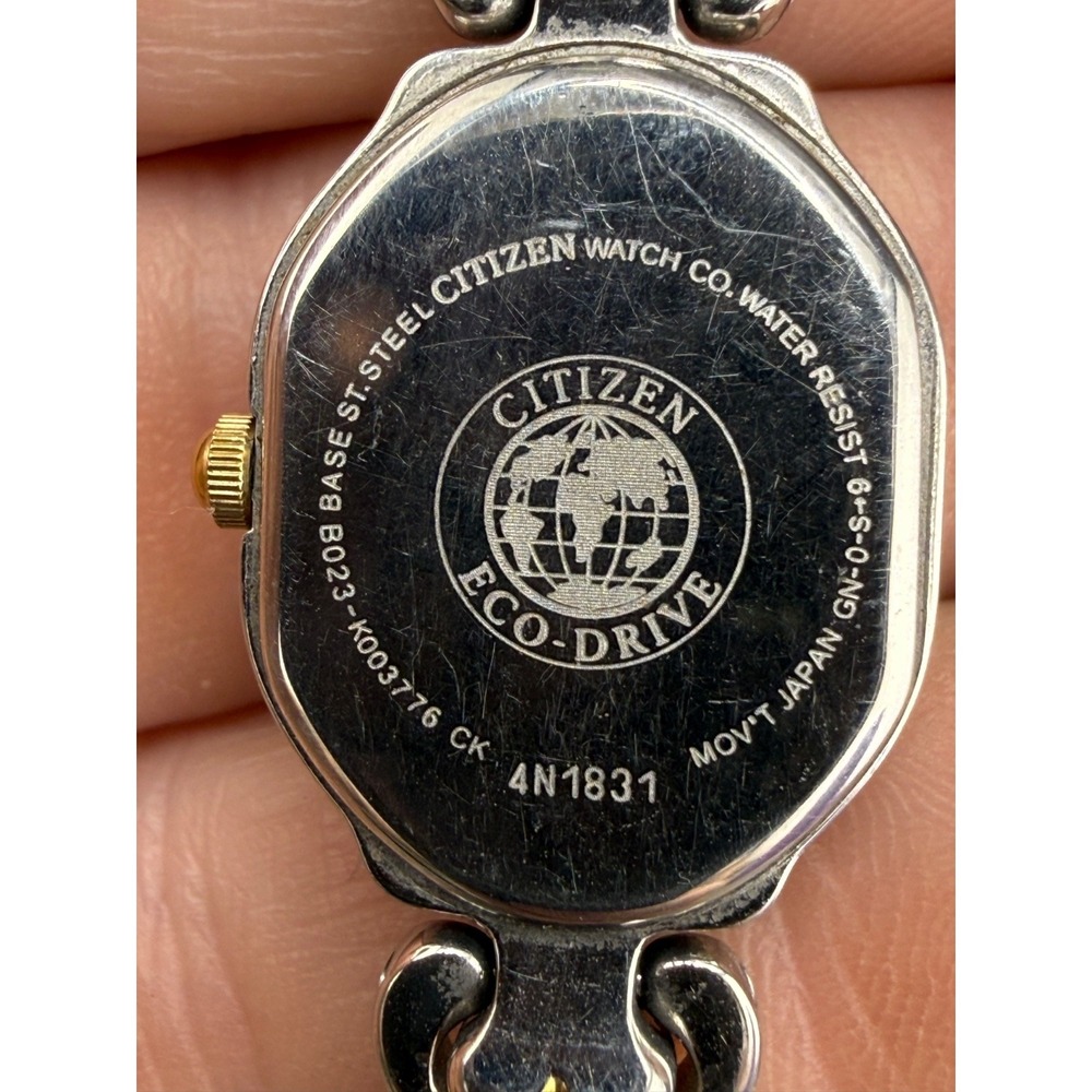 Vintage Citizen Women's Watch Eco-Drive Untested 6.5" - Picture 6 of 10